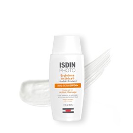 ISDIN ISDIN Eryfotona Actinica Zinc Oxide and 100% Mineral Sunscreen Broad Spectrum SPF 50+, No White Cast, Suitable for Sensitive Skin, travel-size (1.7 Fl Oz)