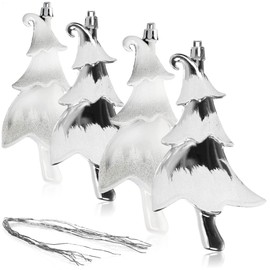 com-four® Christmas Tree Decoration for Hanging - Christmas Tree Pendants in Christmas Tree Shape