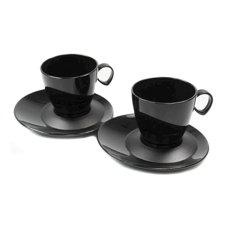 Tupperware Exclusive 37890 Drinking Cup with Saucer (2) Thermo Tup
