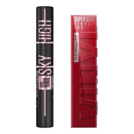 Mascara De Pestañas + Labial De Vinyl Maybelline