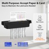 Paper Shredder Without Basket,VidaTeco 6-Sheet Strip Cut Shredder for Home