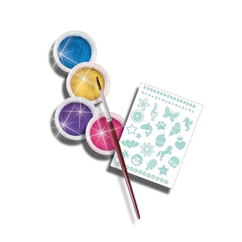 SES Creative 14142 Fashion Glitter Tattoos, Neutral