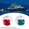 2Pcs Signal Lamp Red Green LED Waterproof Boat Navigation Light