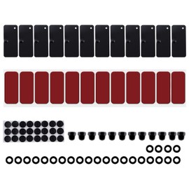 Sunluway for Ford Mustang Dodge Challenger and Camaro Rear Window Louvers Scoop Louvers Installation Hardware Accessories