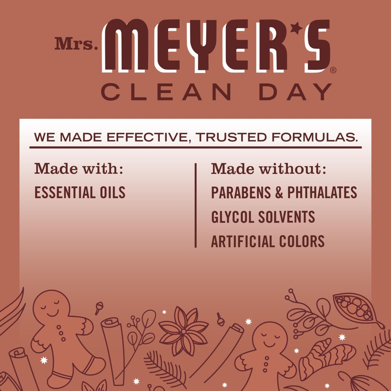 MRS. MEYER'S CLEAN DAY Multi-Surface Everyday Cleaner, Limited Edition Gingerbread