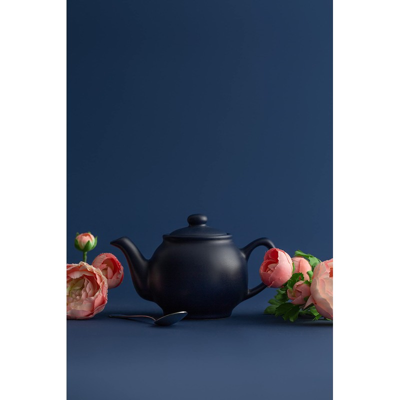 Price & Kensington Matt Navy Blue 2cup Teapot