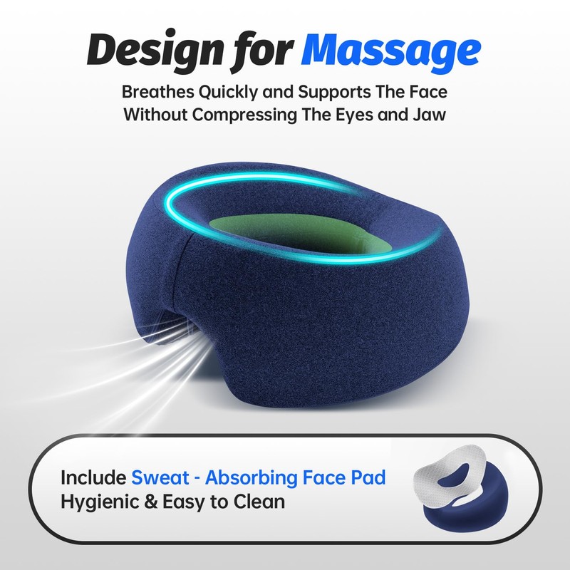 xiaomubiao Face Down Pillows for Massage Table, Massage Headrest for