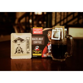 Mr.Viet Hazelnut Ground Coffee Drip Bags 10Bags X 10G
