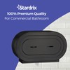 Stardrix Stainless Steel Twin Jumbo Toilet Paper Dispenser Wall Mount,