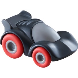 HABA 305560 Kullerbü – Anthracite Sports Car, Racing Car from 2 Years with Swing Motor, Accessories for the Kullerbü Track and for Free Play, Kullerbü Car with Swing Motor