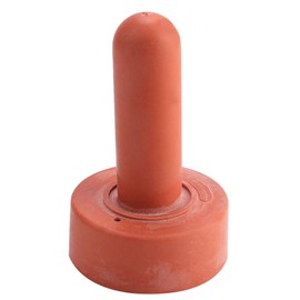 FLEXMAN Pack of 5 Calf Teats, Pragmatic Dummy Made of Soft Rubber for Calves, Soft Gel Dummy for Baby Bottles, Length 4.2 Inches, Diameter 2.4 Inches