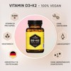 Vitamin D3 + K2 hochdosiert - 5000 IE Vitamin D3