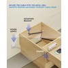 JACEPFY Drawer Outlet with USB-C 20W PD Fast Charging, Flush-Mount