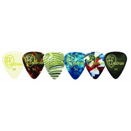 D'Andrea RVC351.46 Celluloid Guitar Picks, 72-Piece, Vintage Assortment, Thin