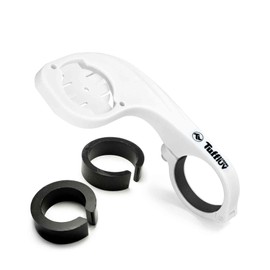 TUFF LUV Lollipop Mount E4_39 for Garmin Edge GPS Bike Handlebar Computer Mount Adapter - White