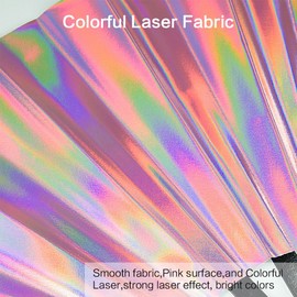 Raveahem Glitter Large Rave Folding Clack Hand Fan with Holster for Men Women Handheld Fan for EDM,Festival,Club,Party,Dance (Holographic Pink, 13")