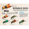 Rebel Lures Bumble Bug Topwater/Crankbait Fishing Lure, 1 1/2 Inch,