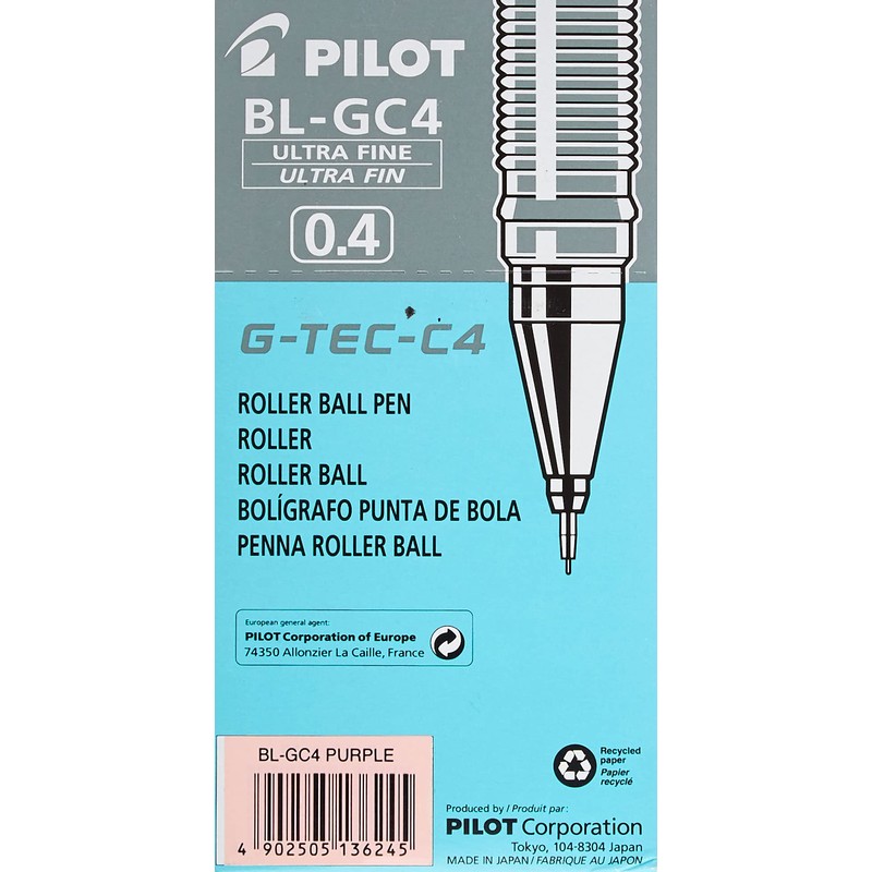 Pilot G - Tec C4 Gel Microtip Rollerball 0.4 mm