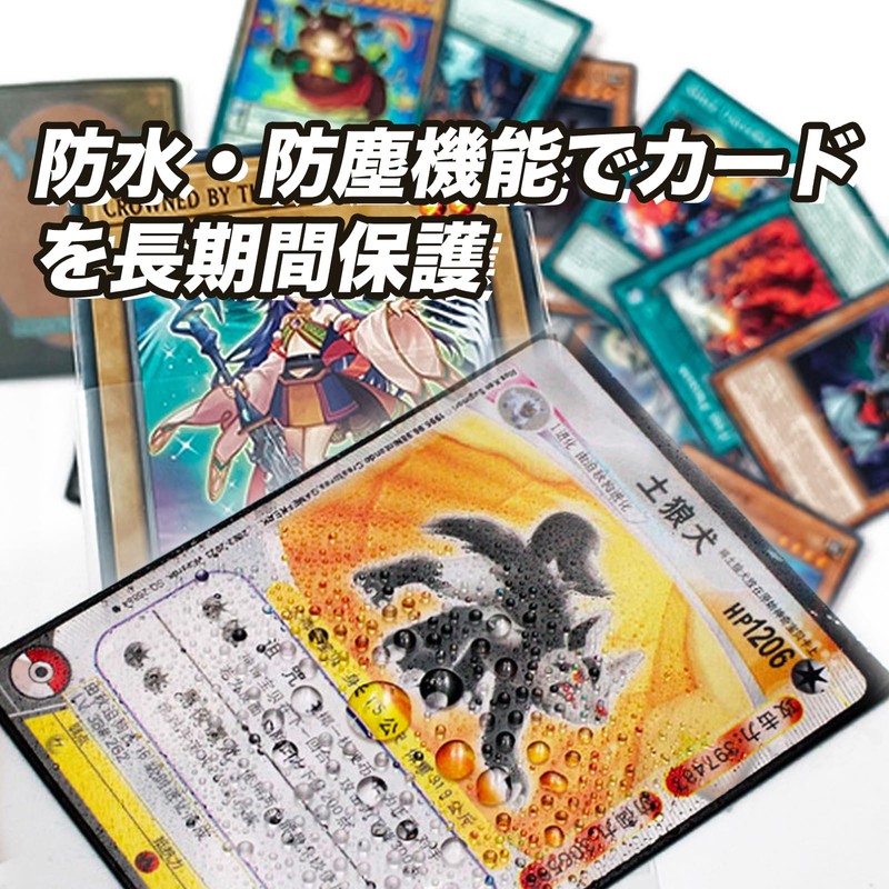 WISSUA Card Sleeves [For Standard/Regular Cards] Compatible Size 2.5 x