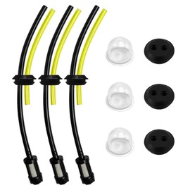 3Pcs Strimmer Fuel Line, Universal Fuel Line Fuel Pipe, Hose Kit, Petrol Strimmer Parts for Brush Cutter Trimmer Mower Hedge Trimmer Mower Hedge
