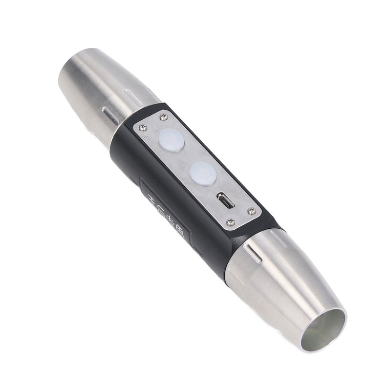 Identification Flashlight Super Bright USB Rechargeable Quad LEDs Portable Jade