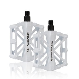 SPFASZEIV Aluminum Cycling Bike Pedals,9/16 inch Bicycle Pedals Bike for Road/Mountain/MTB/BMX Bike with Super Bearing Pedals Lightweight Stable Plat with Anti-slip Cycling Bike Pedal