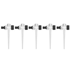 Lawn Sprinkler Spike 5PCS 1/2inch Female Thread Side External Thread Interface Metal Lawn Watering Sprinkler Connector
