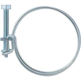 TRUSCO TWB-58 Screw-type Wire Band, Tightening Diameter 2.0 - 2.3 inches (52 - 58 mm), Pack of 10