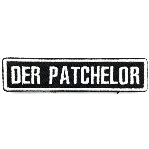 polizeimemesshop Name Badges 2.0 PATCHELOR Textile Patch with Velcro Patch
