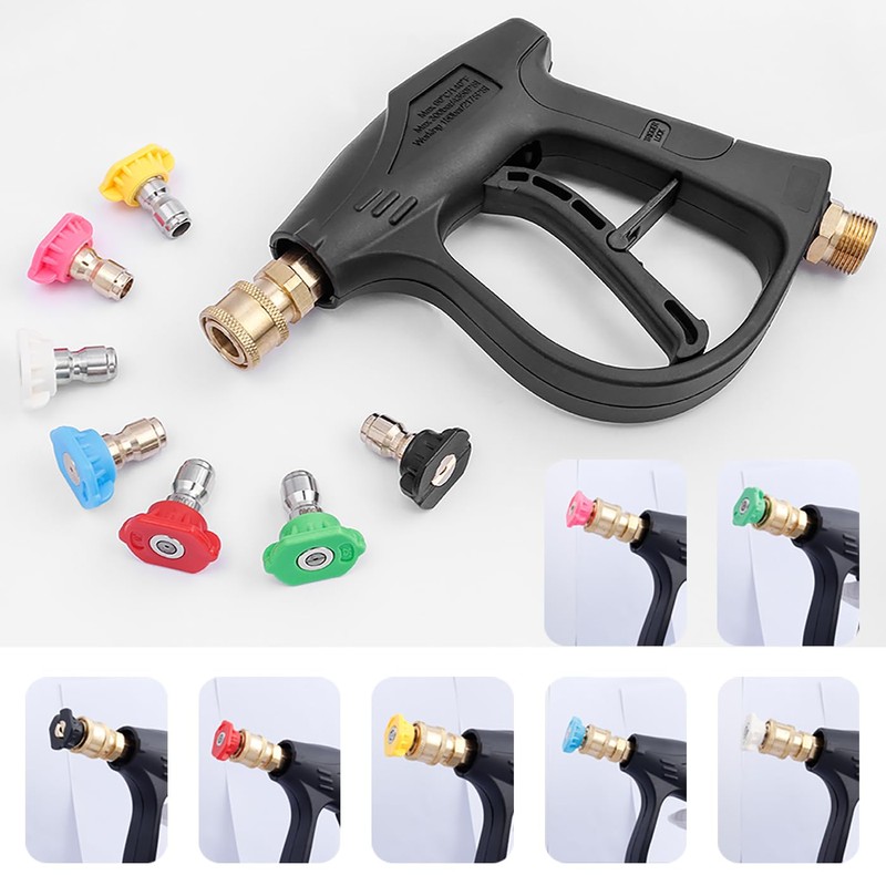 Mesee 7 Pieces Pressure Washer Spray Nozzle Tip Set Universal