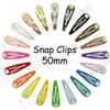 Snap Clips w/Pad - Pick Color - Tear Drop Shape