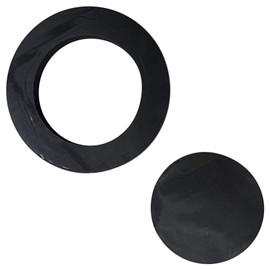 Trucktok Z1200-NEOSEAL-GSKT-4 4" Bonded Neo-Seal Closet Gasket Kit Replacement for Wall Hung Toilet (Black)