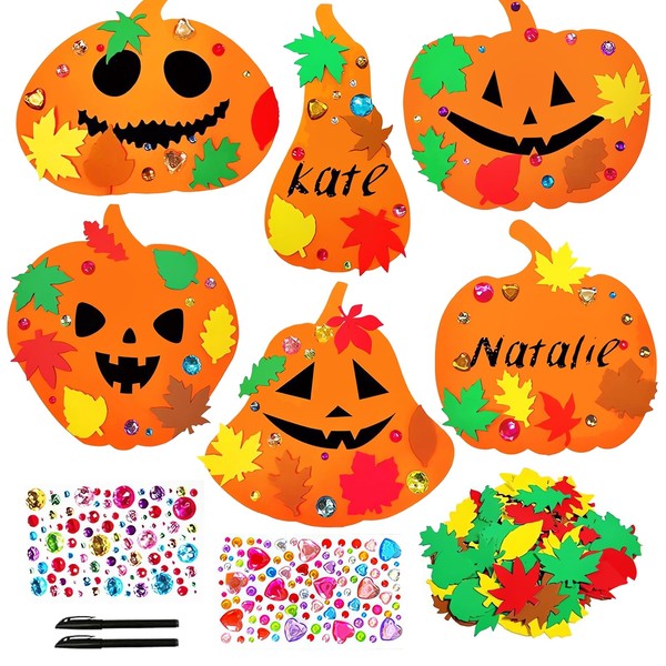 NYZQIW Autumn Crafts, DIY Pumpkin Craft Sets, DIY Pumpkin Craft
