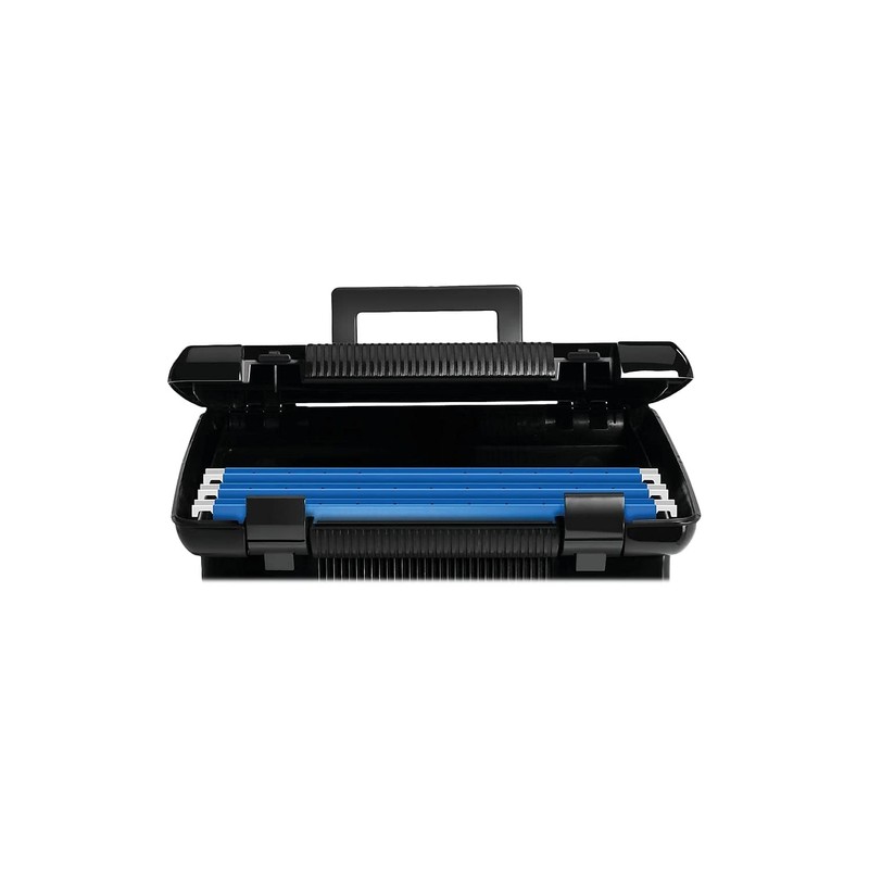 Pendaflex Portable File Box, Black, 11"H x 14" W x