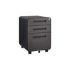espidoo 3 Drawer Mobile File Cabinet: Locking Storage with 5