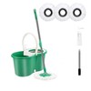 Spin Mop and Bucket with Wringer Set, 360° Spinning Mop