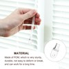 Uxcell 6Pcs Hardware Tilt Wand Tip Repair - Transparent Vertical