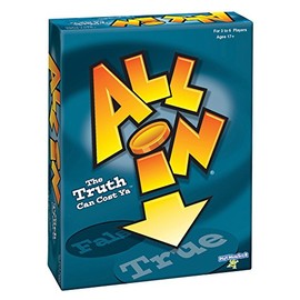 All In - True or False Party Game - Adult Group Board Game, Includes 600 Questions - For Ages 17 Plus