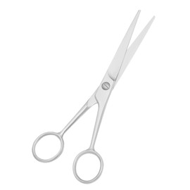 Motanar Stainless Steel Facial Hair Small Pet Professional Grooming Scissors Shears Beard & Mustache Scissors -Beards, Mustache & Eyebrows and Pet Fur For Precise Facial Hair Trimming (6 Inch)