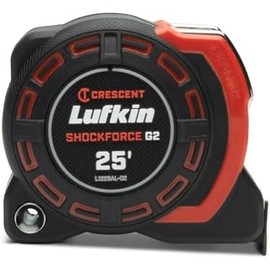 Lufkin Shockforce G2 - Cinta métrica de autocarga de 25 pies, L1225ALCME-02
