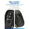 Carmate DZ583 Honda D Car Key Case, Carbon Style, Lightweight,