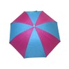 JGR Clip on Polyester Umbrella - Pink & Blue Stripe