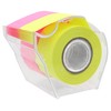 Merangue Sticky Note Dispenser, 32.7 Feet, Yellow/Pink