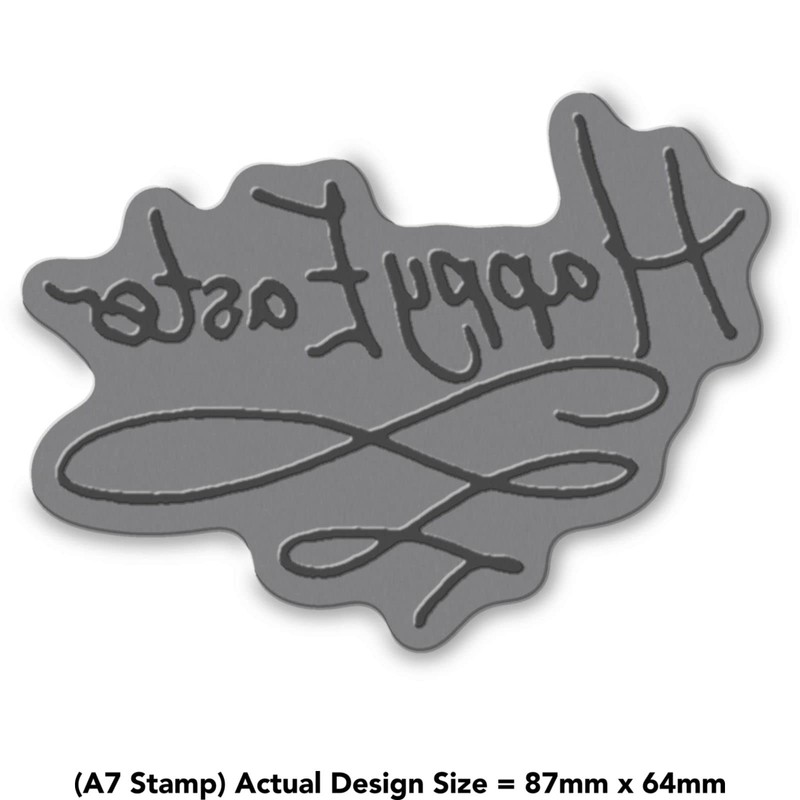 Azeeda A7 'Happy Easter' Unmounted Rubber Stamp (RS00045414)
