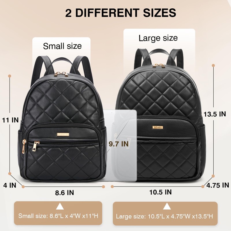 Marvolia Mini Backpack for Women - Vegan Leather Small Fashion