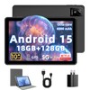 Aobante Tablet 10 Inch, 2025 Android 15 Tablets, 18GB+128GB, 1TB