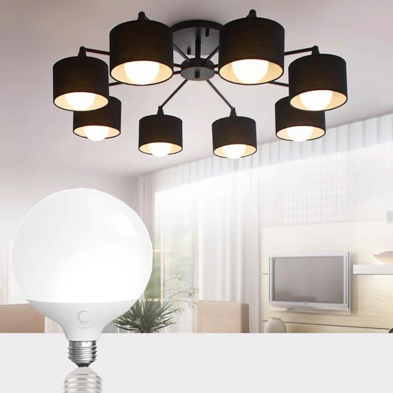 LVHEOM LED Globe Bulb, 240W Equivalent Light Bulbs, 24W 2700K