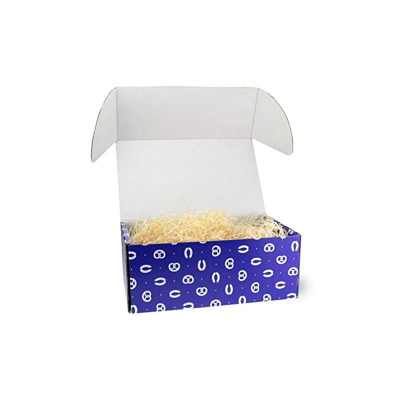 Bavariashop Gift Box for Self-Filling, Sturdy Cardboard in Bavarian Design
