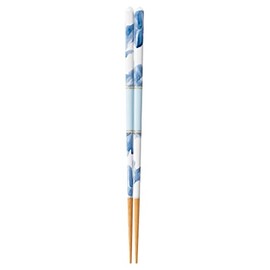 Ishida 13182 Dolce Fiore Dishwasher-safe Chopsticks 9.1 inches (23 cm), Blue
