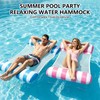 Ninnyi 2 Pack Inflatable Pool Floats Hammock, 4-in-1 Pool Inflatables